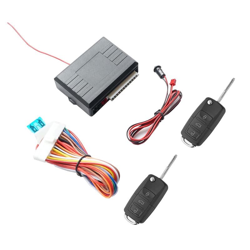 12V Car Keyless Entry System Remote Trunk Release Folding Key Remote Keyless Entry