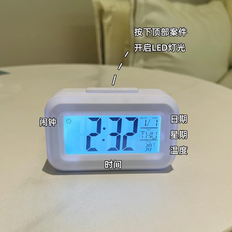 Cross-border mini alarm clock for children and students multi-functional clock time manager kitchen electronic timer alarm clock