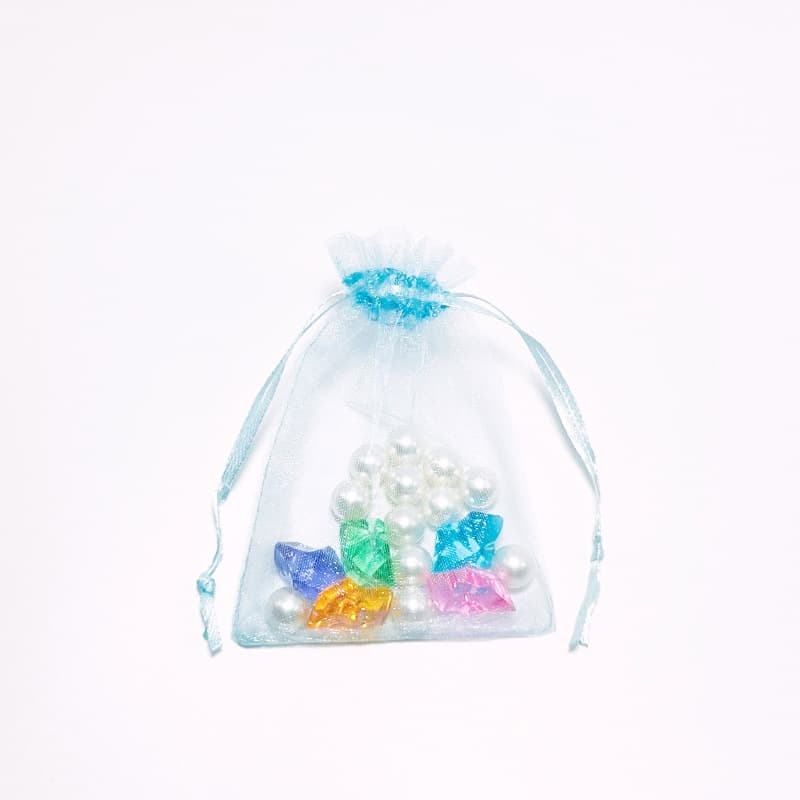 Factory Supply Cross-border Pearl Gauze Bag, Organza Bag, Solid Color Cosmetic Drawstring Snow Gauze Bag, Gift Mesh Gauze Bag