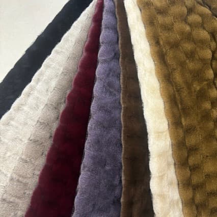 Factory direct sales Danish cationic mink, bamboo square mink, wholesale of clothing, shoes, hats and cushion fabrics