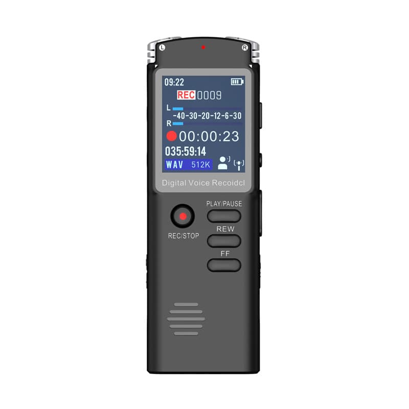 Factory direct supply of best-selling English voice recorders for foreign trade and cross-border e-commerce; voice-activated playback, high-definition conference recorder.