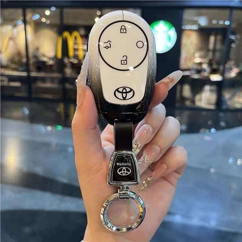 Compatible with Toyota bZ3X Key Case TOYOTA BZ3X Car Remote Protective Cover Clip Bag Car Key Dedicated