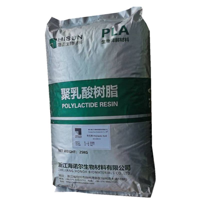 Bulk Stock Available Hisun PLA Polylactic Acid REVODE210 High Transparency Fully Degradable Material Food Grade Original Factory Packaging