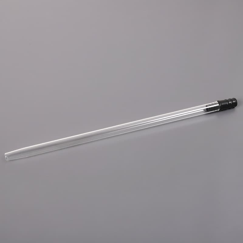 14*300 Arabic Hookah Pipe Accessories High Borosilicate Glass Handle Mouth Cover Disposable Hookah Pipe Accessories