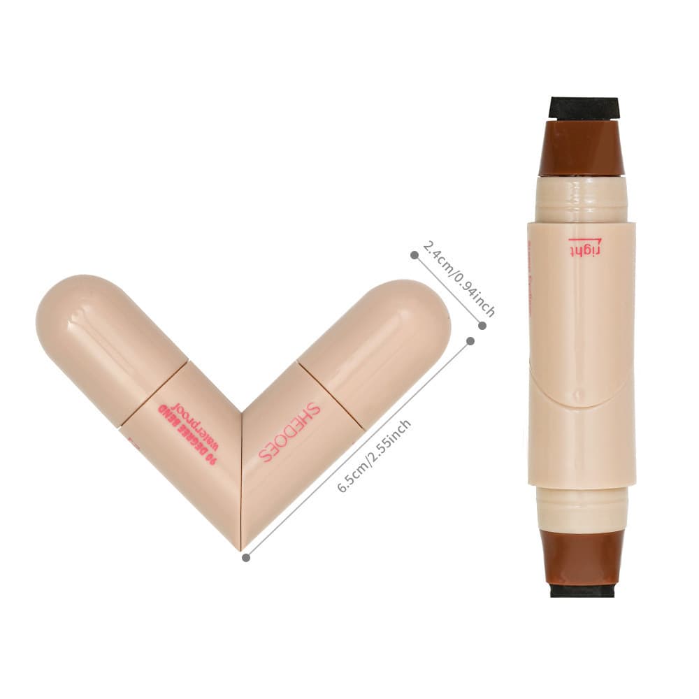 OY Cross-border Southeast Asia Bestseller SHEDOES Heart Eyeliner Stamp Waterproof Sweat-proof Long-lasting Lazy Eyeliner Foreign Trade