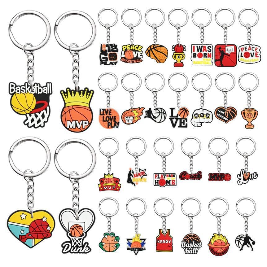 Large DIY Cute Keychain Pendant for Girls, Backpack Keychain, PVC Key Ring