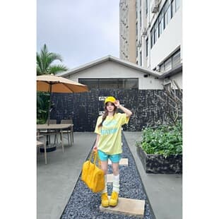 5Y Student Short Sleeve Shorts Two-Piece Set Shorts Women 341 Summer 59 Casual Sportswear Set Top Cotton Women's Fashion