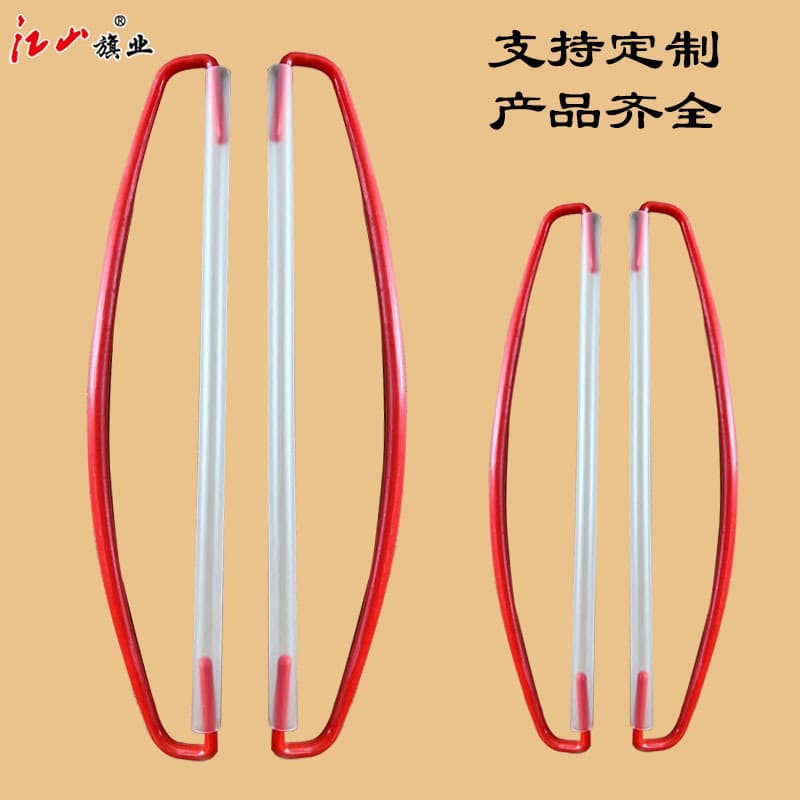 Hand-Pull Flag Pole 17cm 24cm Manufacturer in Stock Supply Festive Handheld Banner Pull Flag Pole Banner Hand-Pull Handle Flag