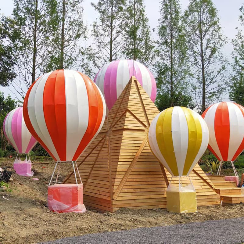 520 Festival Hot Air Balloon Decoration for Sales Offices, Scenic Spots, Shopping Malls, Large DP Point Scene Props