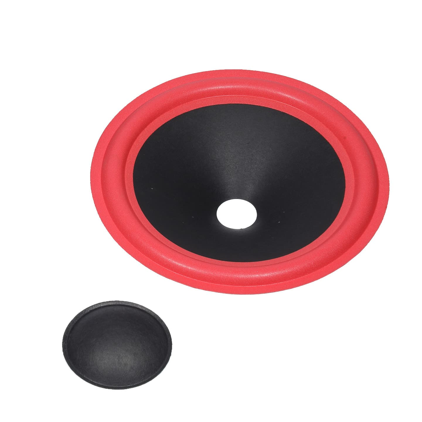 Red Foam Edge Speaker Paper Cone 4 Inch 5 Inch 6 Inch 8 Inch 10 Inch 12 Inch Woofer Paper Cone Bass Repair Parts