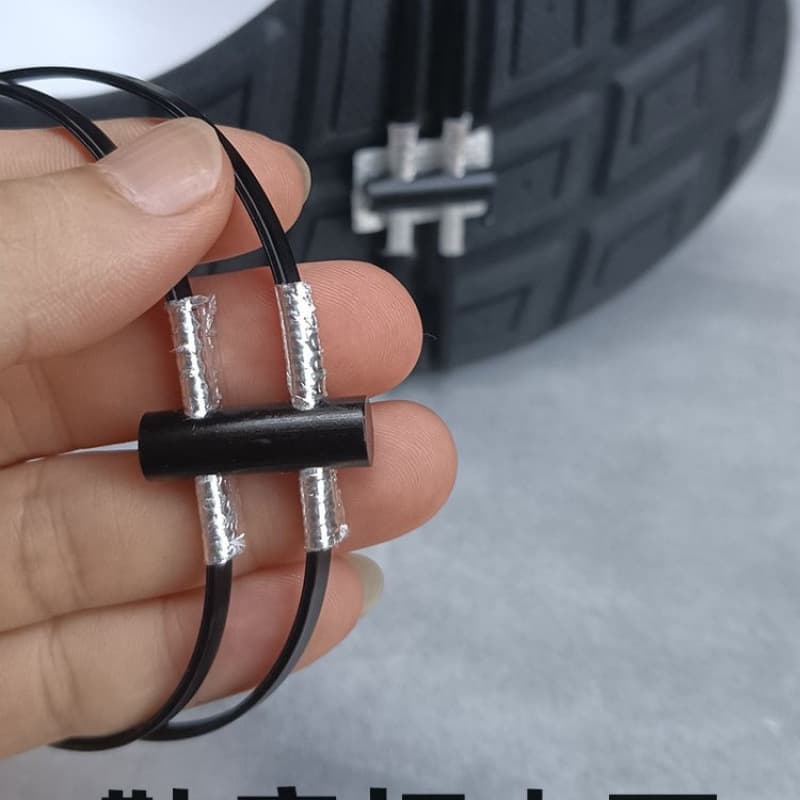 Skateboard Spark Flint Magnesium Rod for Foot Braking on Bikes, Outdoor Fire Starter for Shoe Soles