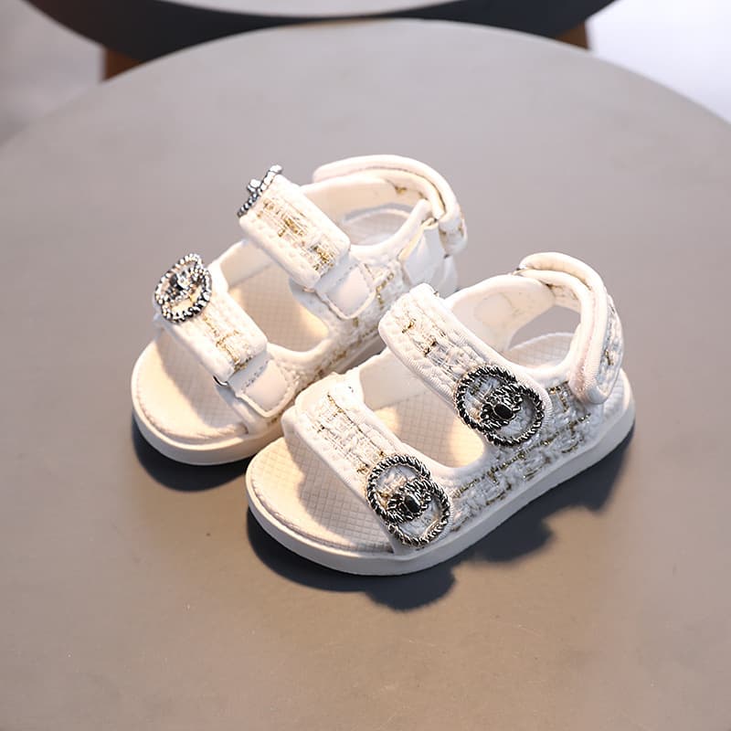 New Summer Children's Sandals, Fashionable Toddler Boys' Shoes for Ages 1-3, Comfortable Little Sandals for Baby Girls, Stylish