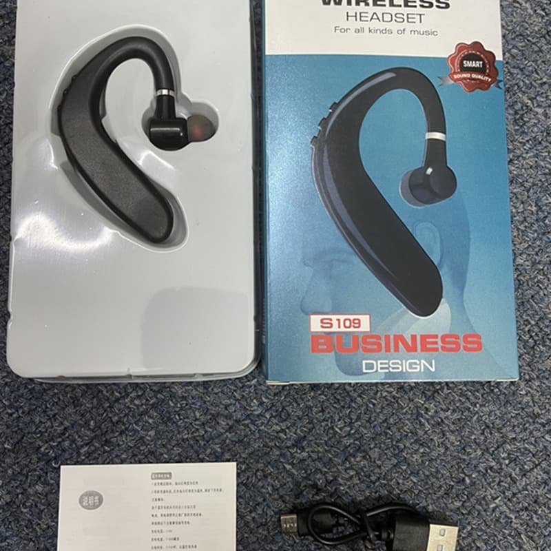 Single Ear S109 Car Business Bluetooth Earphone Wireless Sports Style Direct Sale From Factory Store
