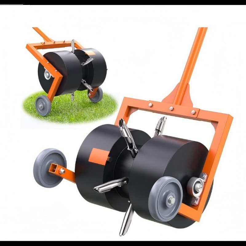 New aerator rolling lawn aerator aerator garden tool garden loosening handheld tool