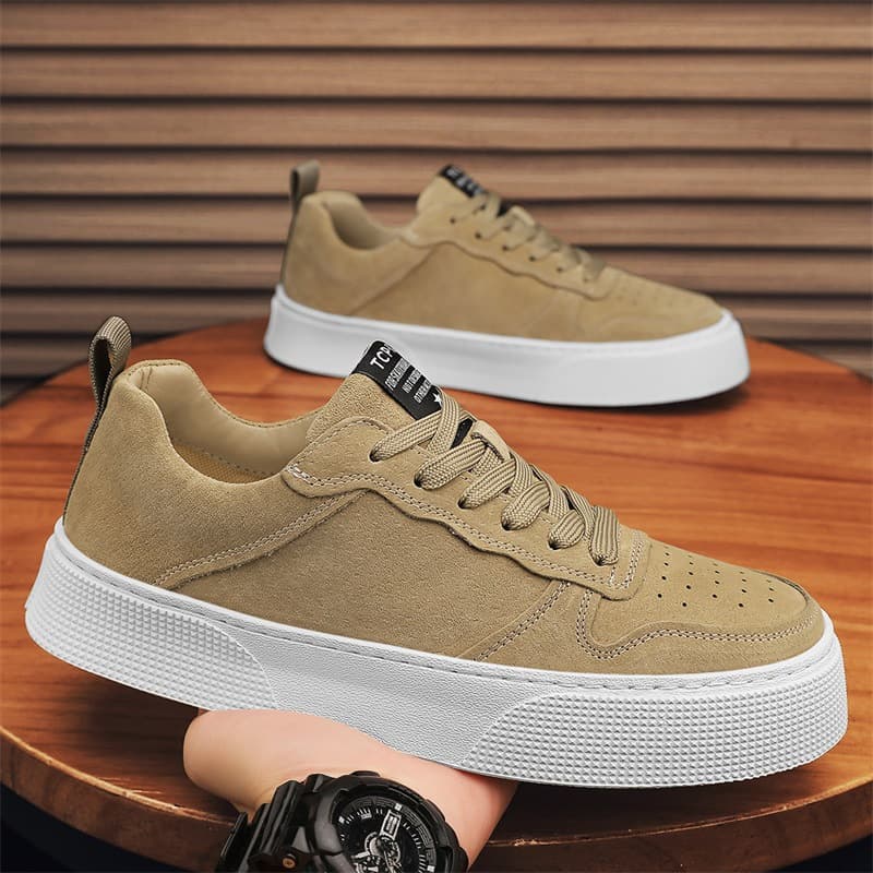 Hot Selling Men's Shoes Cross-Border Large Size Shoes Board Shoes White Shoes Casual Shoes Student Sports Running Shoes Trendy Thick Sole Board Shoes