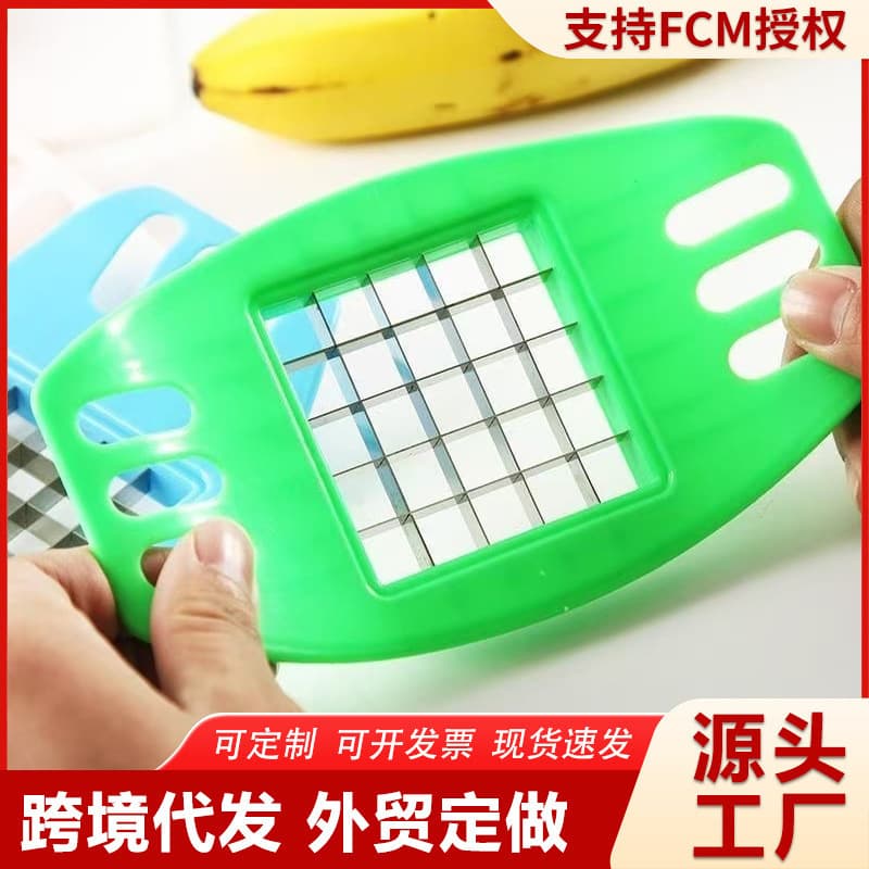 Cross-border Hot Selling Kitchen Gadget Home Potato Cutter Multifunctional French Fry Maker Creative Kitchen Tool