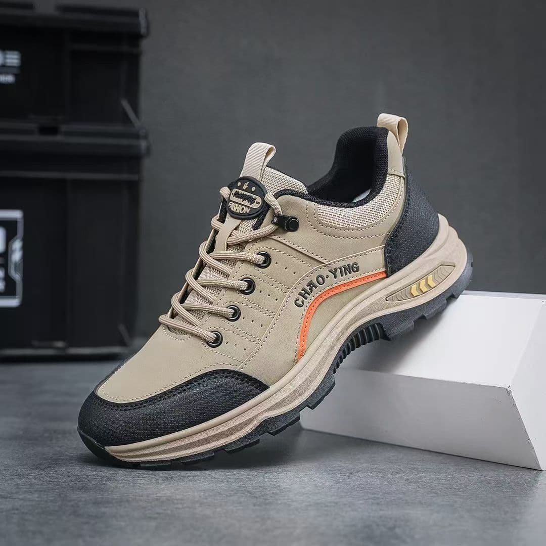 2026 Spring New Men's Shoes, Fashionable and Versatile Outdoor Sports Casual Shoes, Anti-Slip and Wear-Resistant Hiking Shoes, Men's Work Shoes