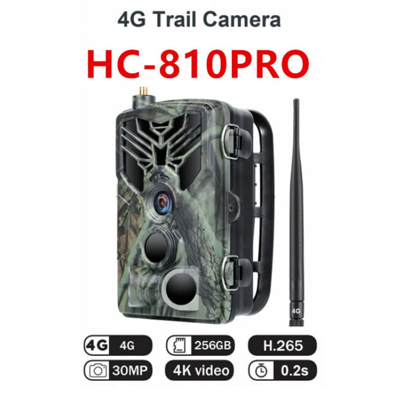 Outdoor Infrared Hunting Camera True 4K 4G HC-810Pro Mobile APP Real-Time Video Shenzhen Factory