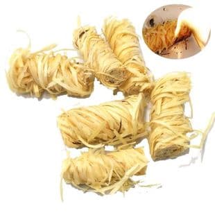 Wax Wood Sticks with MSDS/Maritime Certificate Wax Wood Curls Roll BBQ Wax Wood Curls Roll Wax Wool Fireplace Fire Starter