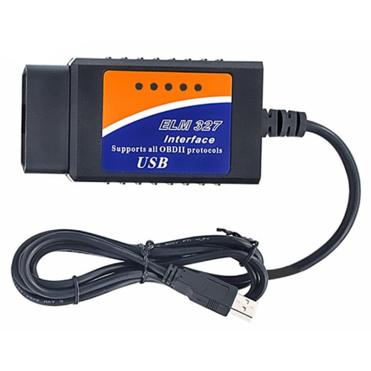 Automobile fault diagnosis test line instrument ELM327 V1.5 OBD2 driving computer USB interface cable