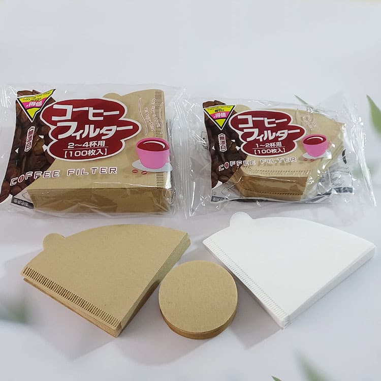 Pour-Over Filter Paper, Drip American Coffee Machine, Fan-Shaped Cone V60 Filter Cup, Moka AeroPress Vietnamese Pot Filter Paper
