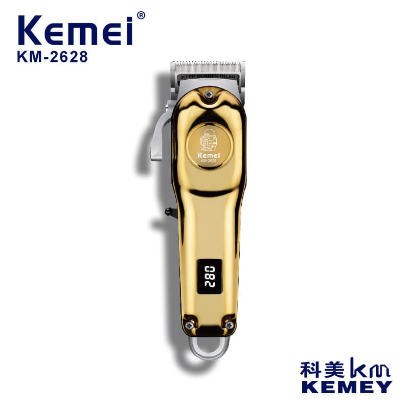 Kemei new adjustable electric clipper hair clipper digital display professional oil head carving electric clipper hair clipper