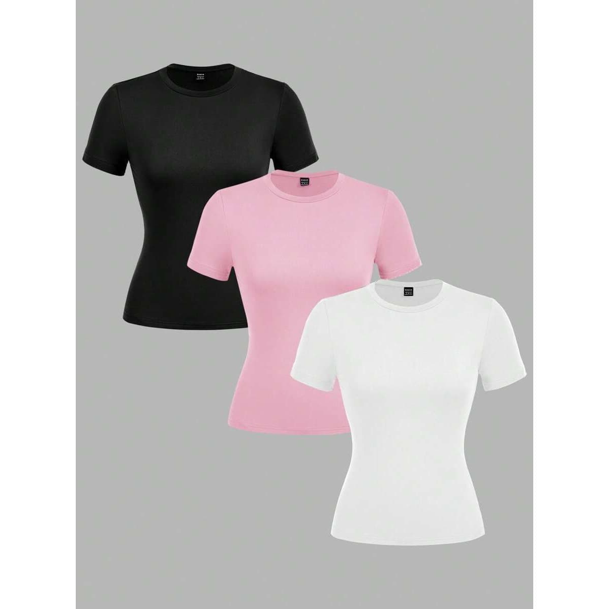 D 54052 Waist Slimming Hot Girl Short T-Shirt