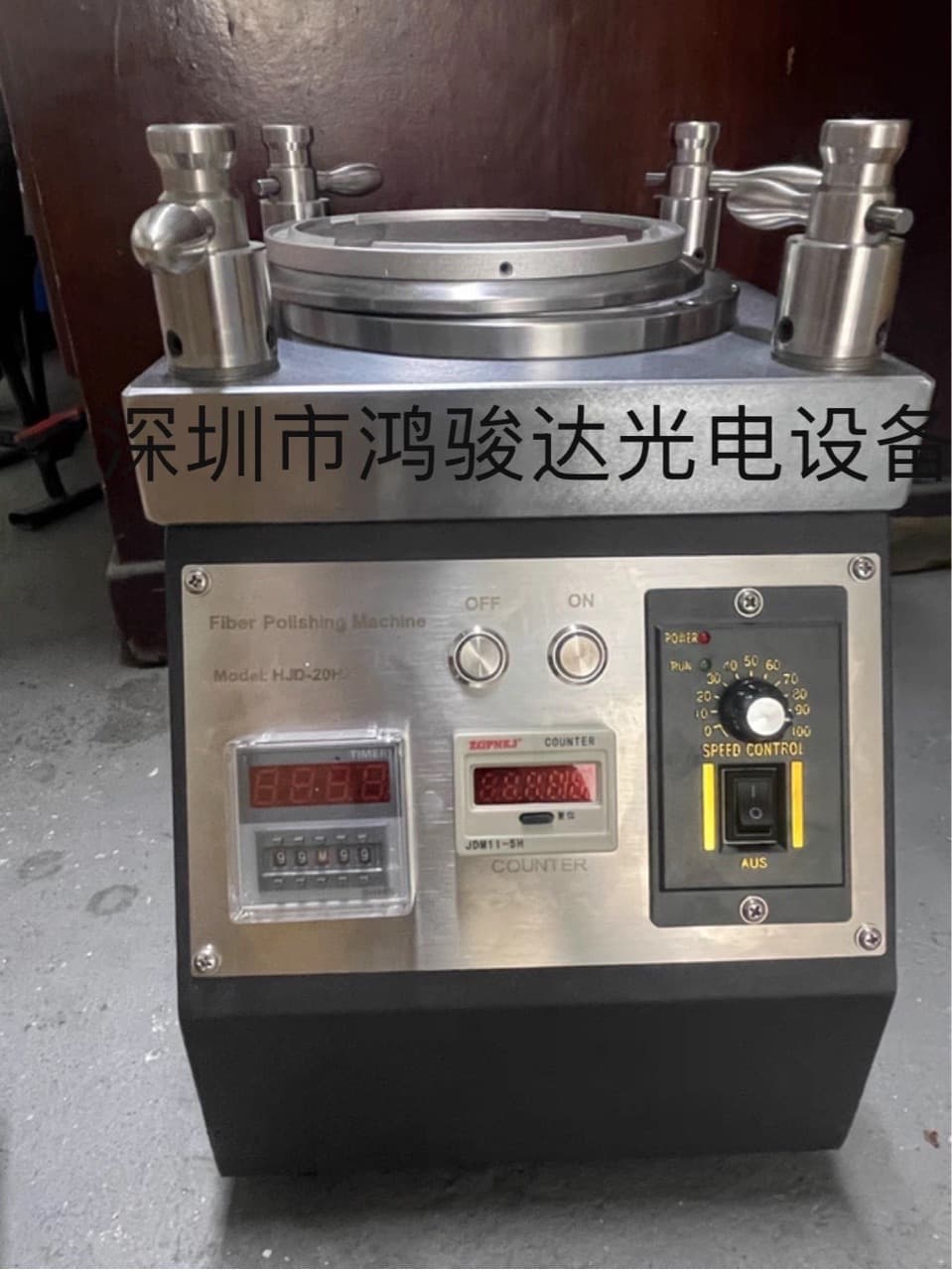 Fiber Optic Patch Cord Polishing Machine - Stainless Steel Material, High-Power Motor, Easy Operation, Stable Rotation, Nationwide Warranty