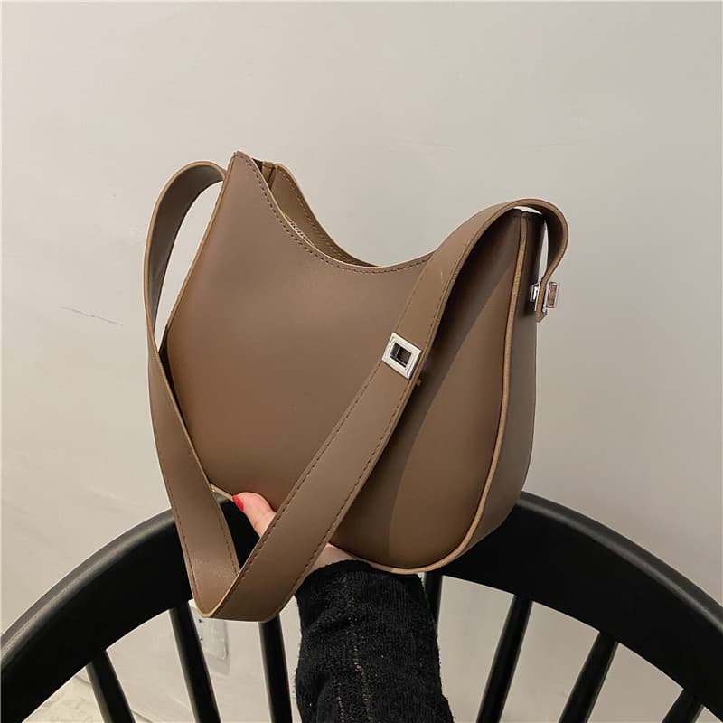 Cross-border textured bags for women 2026 new trendy and fashionable one-shoulder armpit bag one-shoulder cross-body textured bucket bag