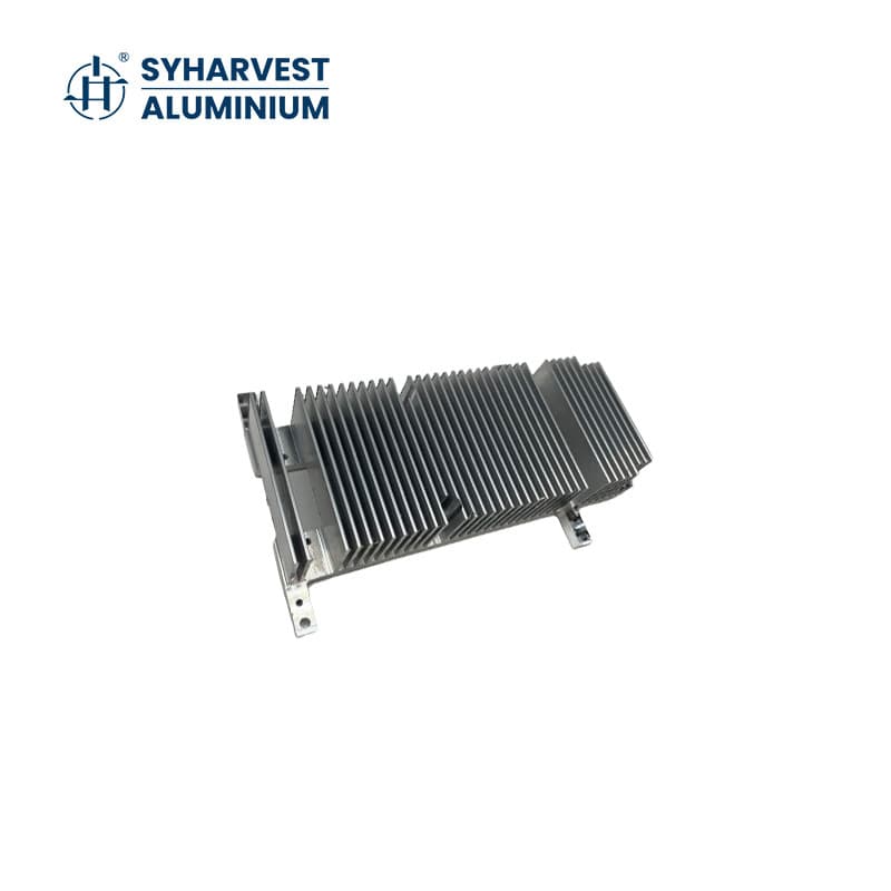 Custom Aluminum Alloy Electronic Heat Sink Industrial Aluminum Profile Machinery Equipment Radiator CNC Machining Factory Direct