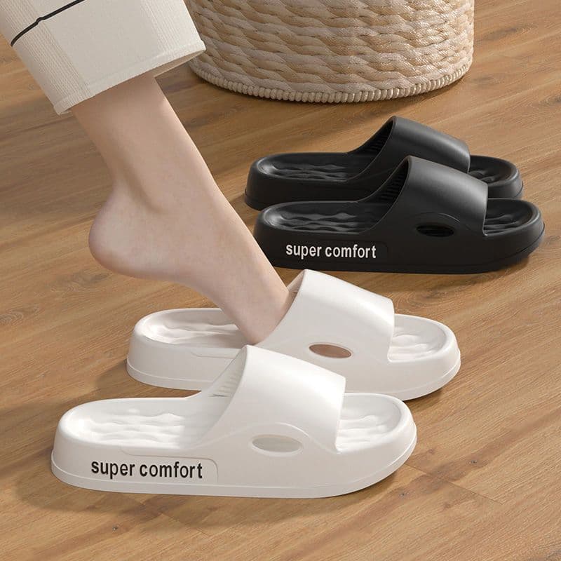 Wholesale Men's Summer EVA Cool Slippers, Couple Hotel Bathroom Massage Anti-Slip Home Thick Sole Indoor and Outdoor Wear