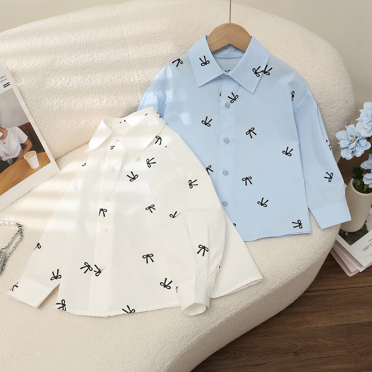 Girls Autumn Jackets 2025 Children's Clothes Little Girls Autumn Shirts Cardigans Spring and Autumn Shirts Long Sleeves for Children