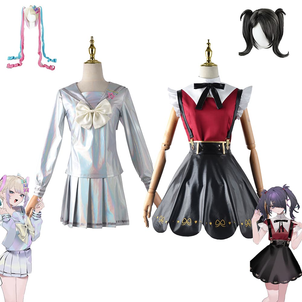 Sugar Girl Heavy Dependency Cosplay Costume Women's Skirt Game JK Suit PU Leather Polyester Fiber Sweet Style Elegant Manner