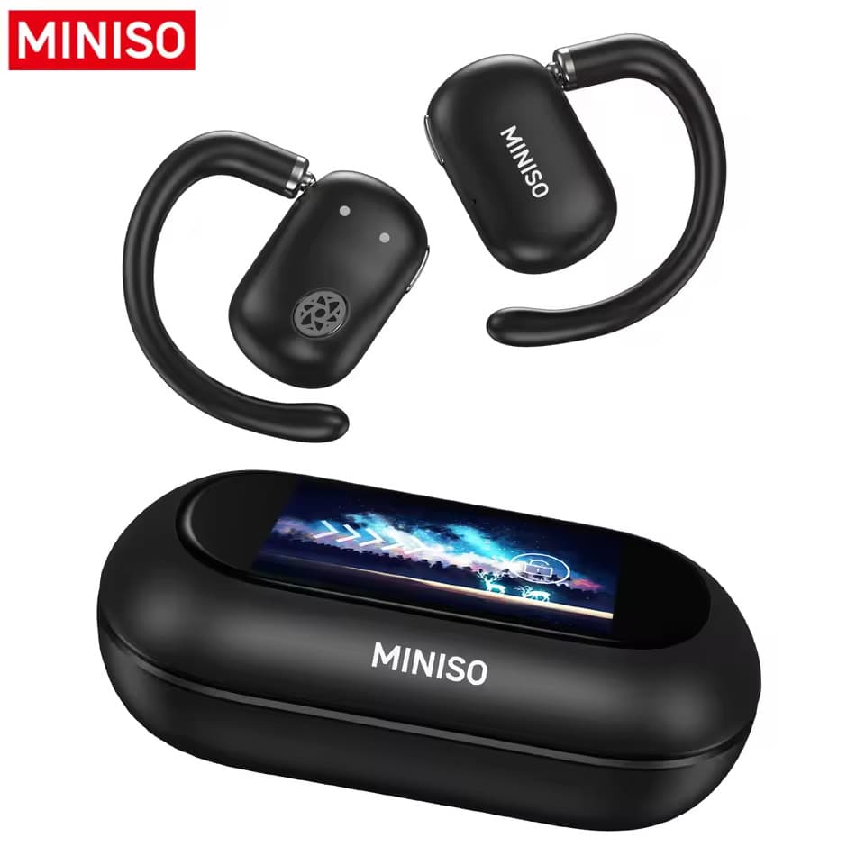 Miniso MS159 Bluetooth Earbuds High Sound Quality Open-Ear Wireless Sports Earbuds Long Battery Life 2025 New
