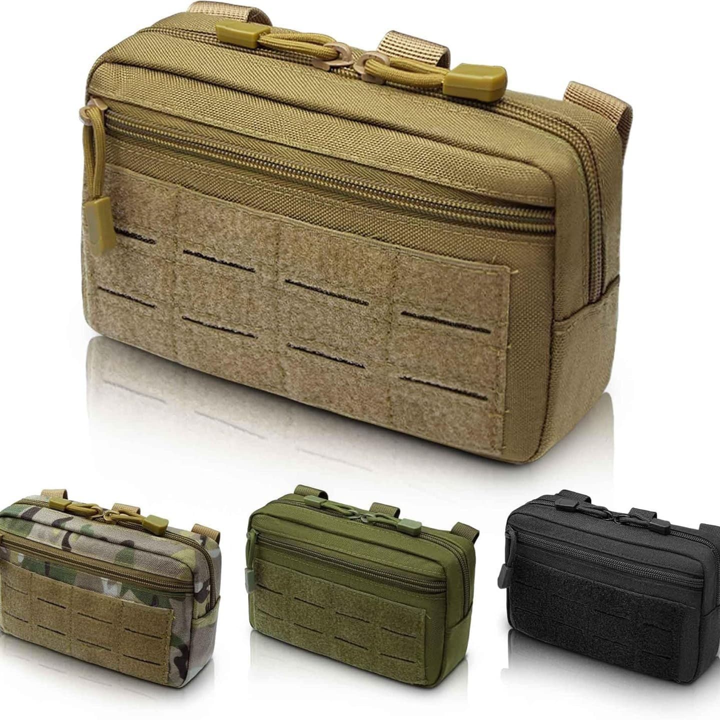 Multifunctional waist bag accessory bag EDC tool coin clutch bag military fan waist bag field individual first aid kit