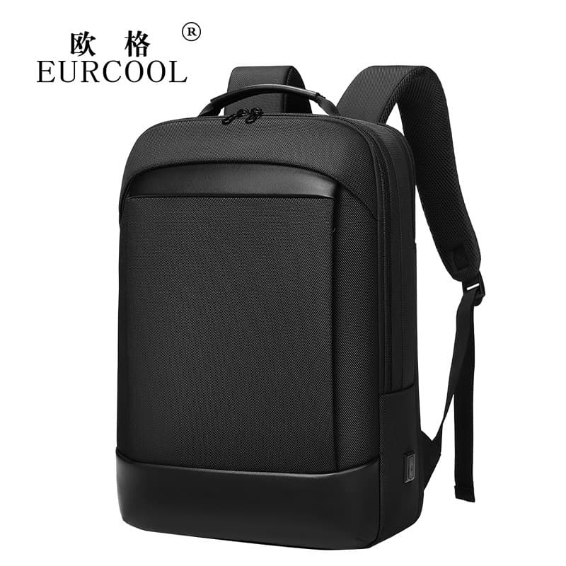 Men's Business Oxford Cloth Backpack Large Capacity Waterproof Anti-wear Shockproof Traveling Laptop Bag with Logo Printing