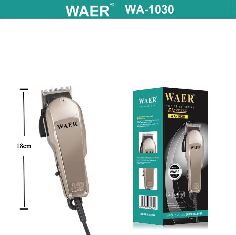 Cross-border WAER plug-in electric clipper golden hair salon dedicated electric clipper hair clipper manufacturer direct sales wholesale