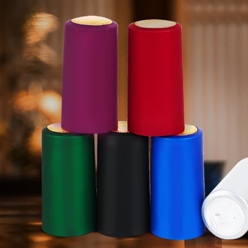 Manufacturer Wholesale Source Red Wine Sealing Caps, Wine Heat Shrink Caps, PVC Heat Shrink Sealing Sleeves
