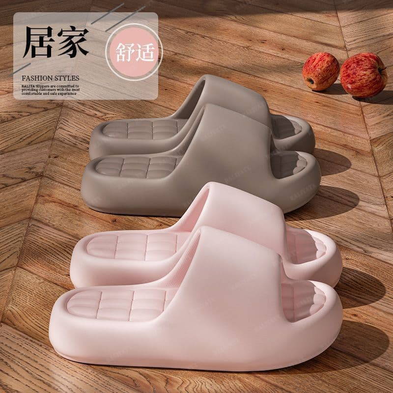 Indoor Slippers Summer New Men's Soft Sole Fashion Slippers, Casual Home Bathroom Shower Slippers for Women