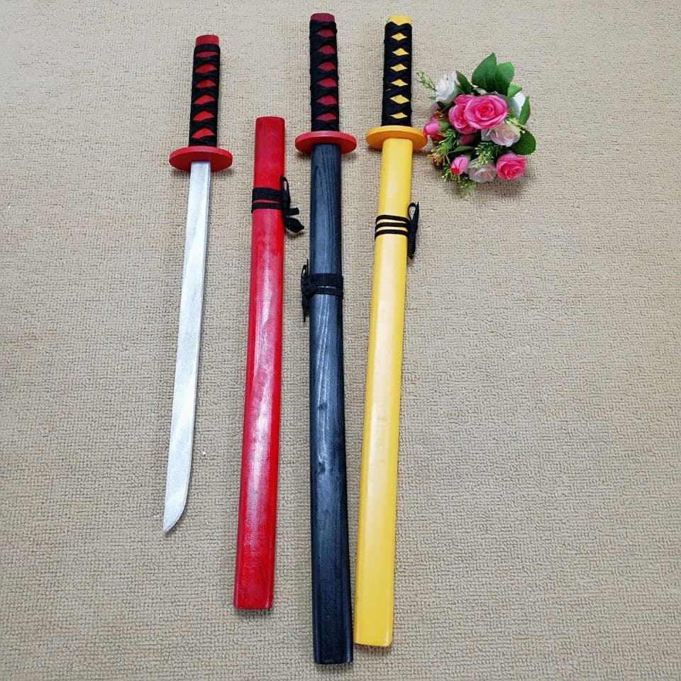 Bamboo Wood Sword Japanese Katana Ninja Children's Toy Wholesale for Tourist Spots and Markets Weapon Samurai Sword