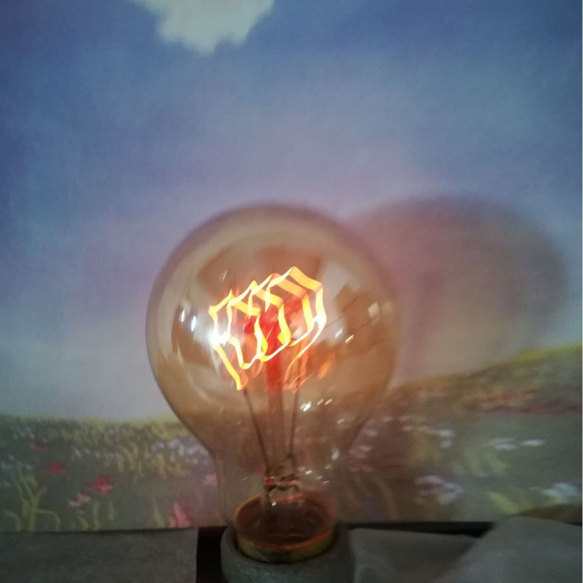 Factory Direct Edison Retro Carbon Filament A19 Four-Loop