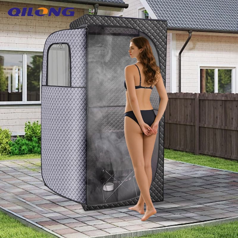 Customized sauna tent, home steam sauna box, portable full body steam room, sauna room delivery fumigation machine