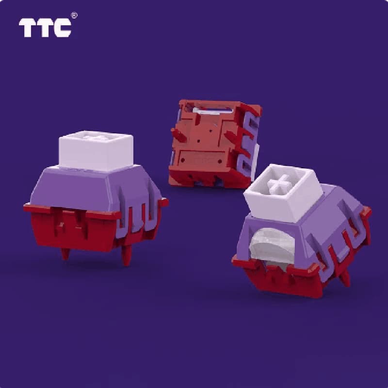 TTC full POM magnet king axis mortise and tenon structure back cover magnetic axis 21MM long spring magnetic axis keyboard axis switch
