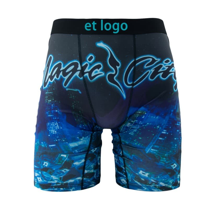 [European and American Hot Seller] Ethika Style Men's European and American Trendy Print Versatile Boxer Briefs Men's Flat Briefs