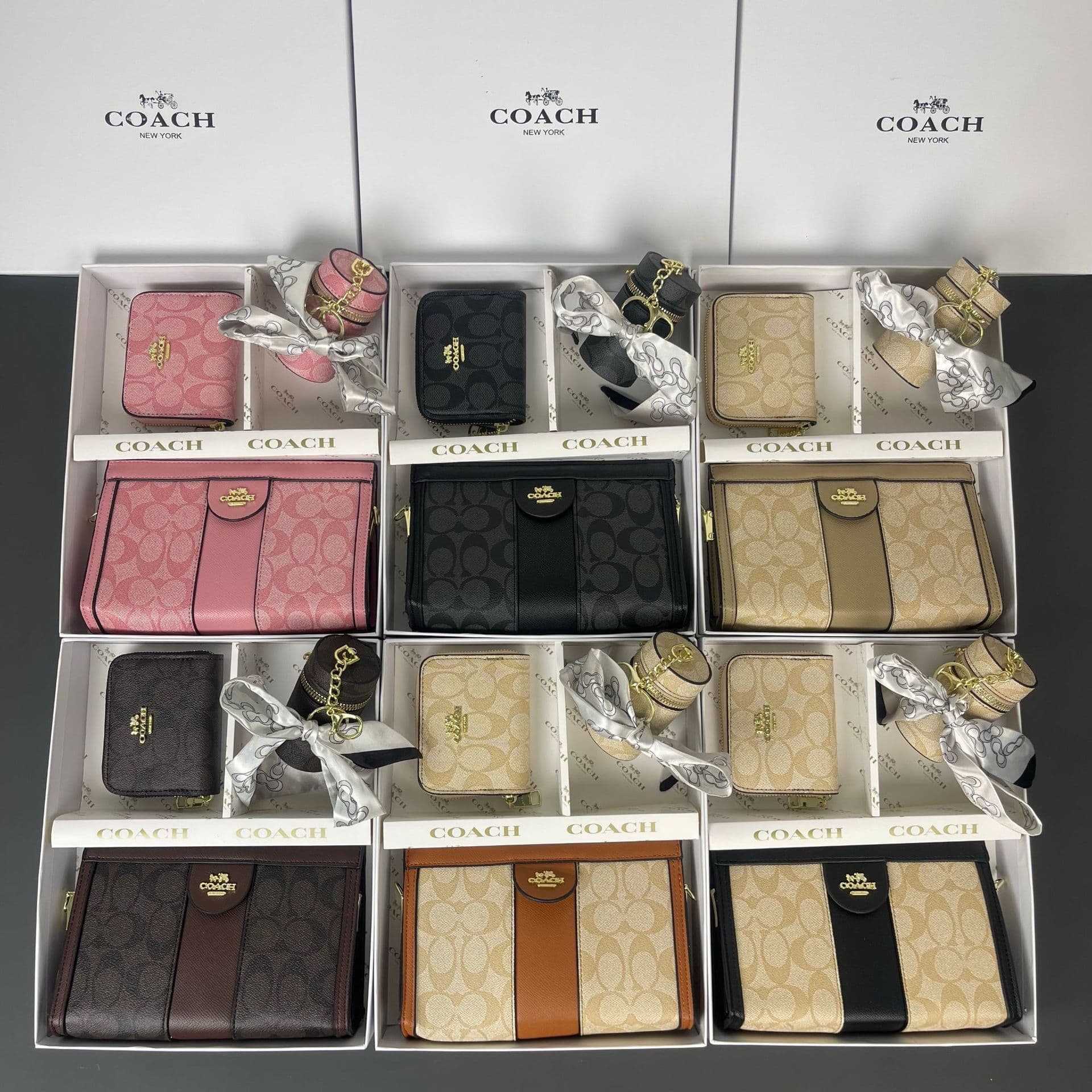 Cross-border Long Wallet 2025 New C Brand Zipper Clutch Bag European and American Card Large Capacity Printed Money Clip Bag Wholesale