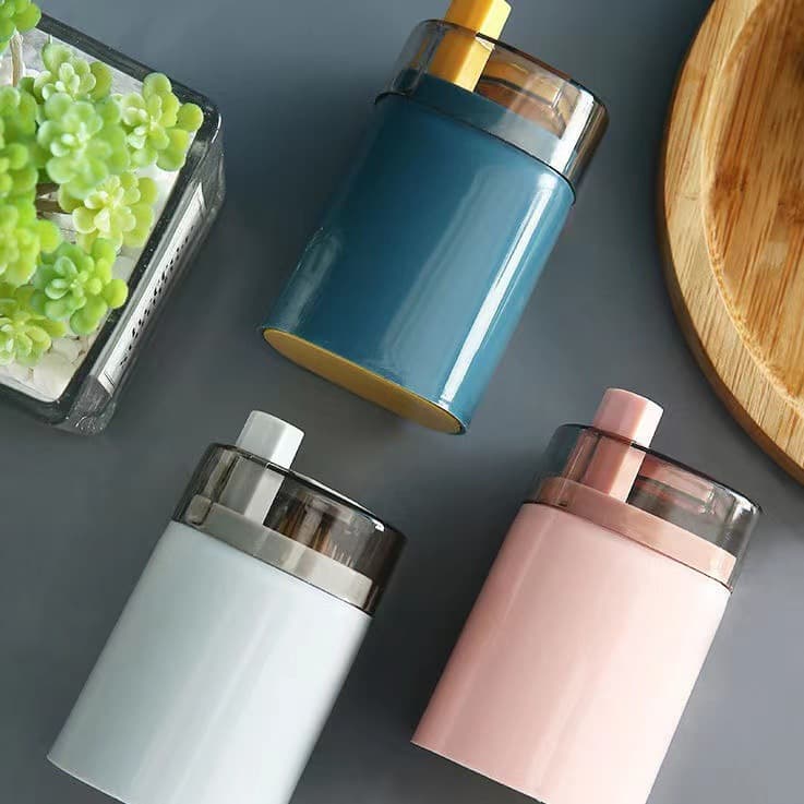 Creative Nordic Press-Type Toothpick Dispenser for Home, Restaurant, Hotel – Automatic Pop-Up Toothpick Holder