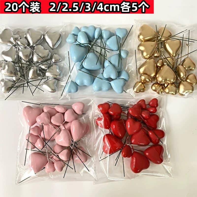 Cake decoration gold and silver balls, birthday party baking dessert table ornaments, macaron colored spheres
