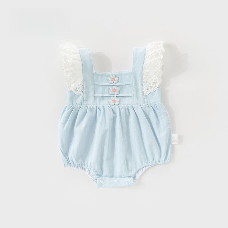 Baby Girl Summer Thin Outdoor Bodysuit Cute Infant Summer Clothes Romper Jumpsuit Summer Outfit