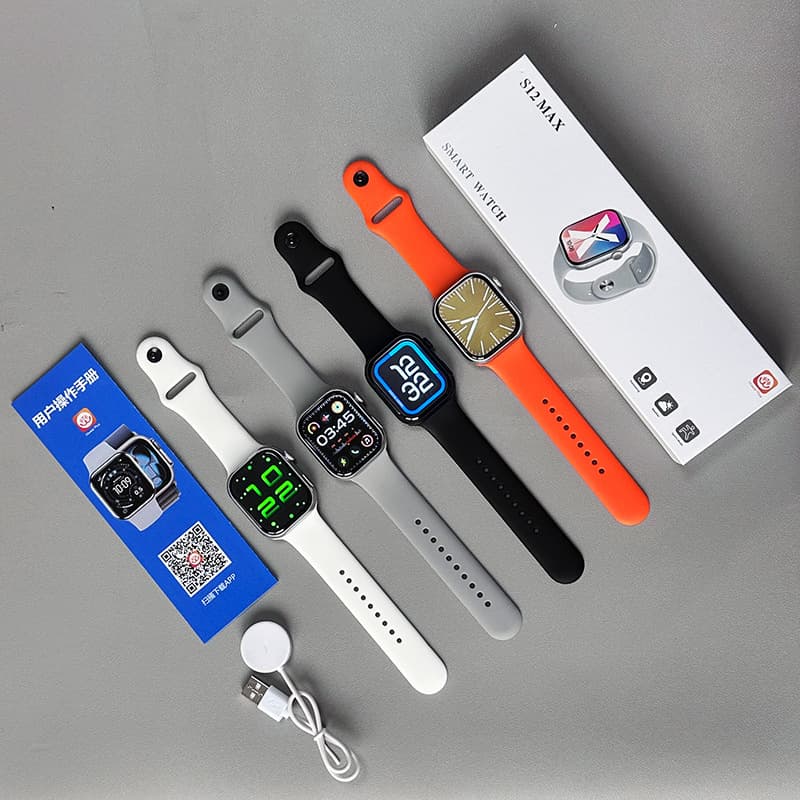 Huaqiangbei S12 Smart Watch, Sports Health Bluetooth Call Heart Rate Cross-border S12Max Watch