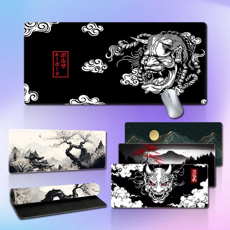 Southeast Asia Hot Selling National Trend Mouse Pad Wholesale Amazon Extra Large Office Anti-Slip Desk Mat Wholesale Cross-Border Keyboard Pad
